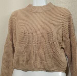 H&M Beige Knit Pullover
